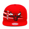 Chicago Bulls Mitchell & Ness Retro Bolt Deadstock Snapback Hat Red