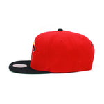 Miami Heat Mitchell & Ness Team 2-tone 2.0 Snapback Hat Red/Black