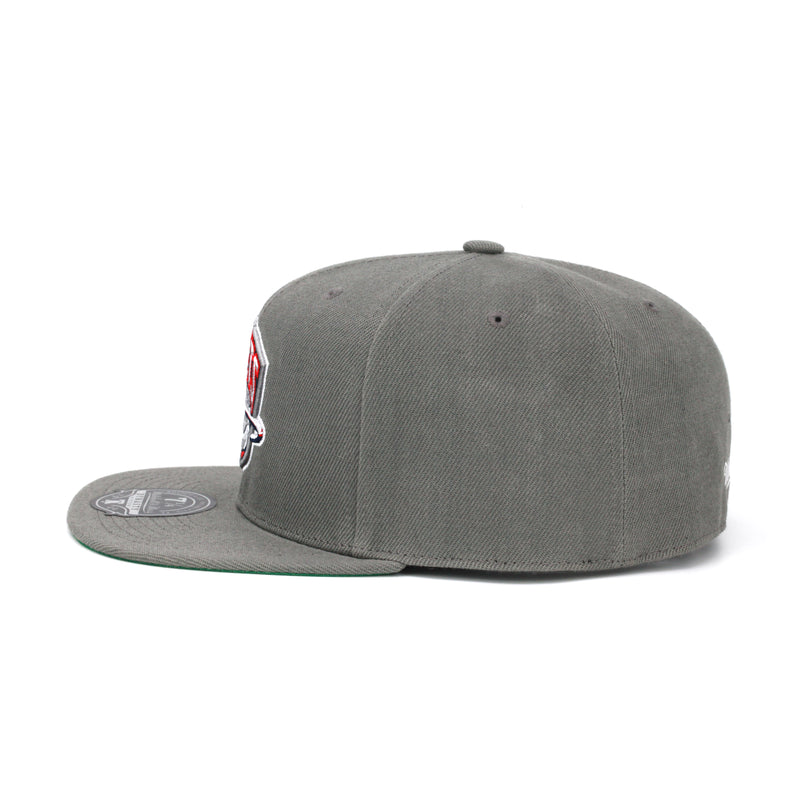 Brooklyn Nets Mitchell & Ness Fitted Hat Grey