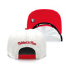 Los Angeles Clippers  Mitchell & Ness Snapback Hat Two-tone White/Red