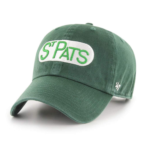 Toronto Maple Leafs Vintage 47 Brand Clean Up Dad Hat Dark Green