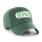 Toronto Maple Leafs Vintage 47 Brand Clean Up Dad Hat Dark Green
