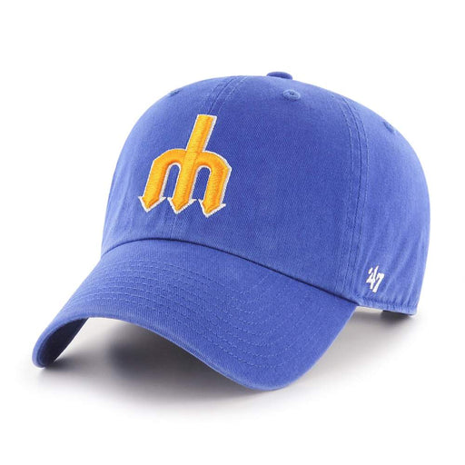 Seattle Mariners Cooperstown 47 Brand Clean Up Dad Hat Royal