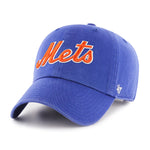 New York Mets 47 Brand Clean Up Dad Hat Royal/Orange