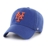 New York Mets 47 Brand Heritage Clean Up Dad Hat Royal/American Flag