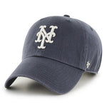 New York Mets 47 Brand Clean Up Dad Hat Vintage Navy