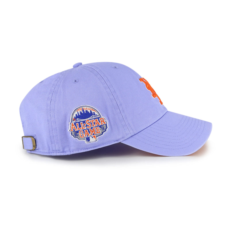 New York Mets All Star Game 2013 47 Brand Double Under Clean Up Dad Hat Lavender