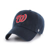 Washington Nationals 47 Brand Clean Up Dad Hat Navy