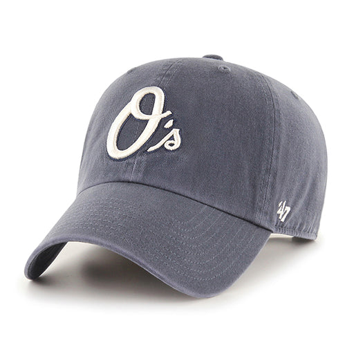 Baltimore Orioles Vintage Navy 47 Brand Clean Up Dad Hat