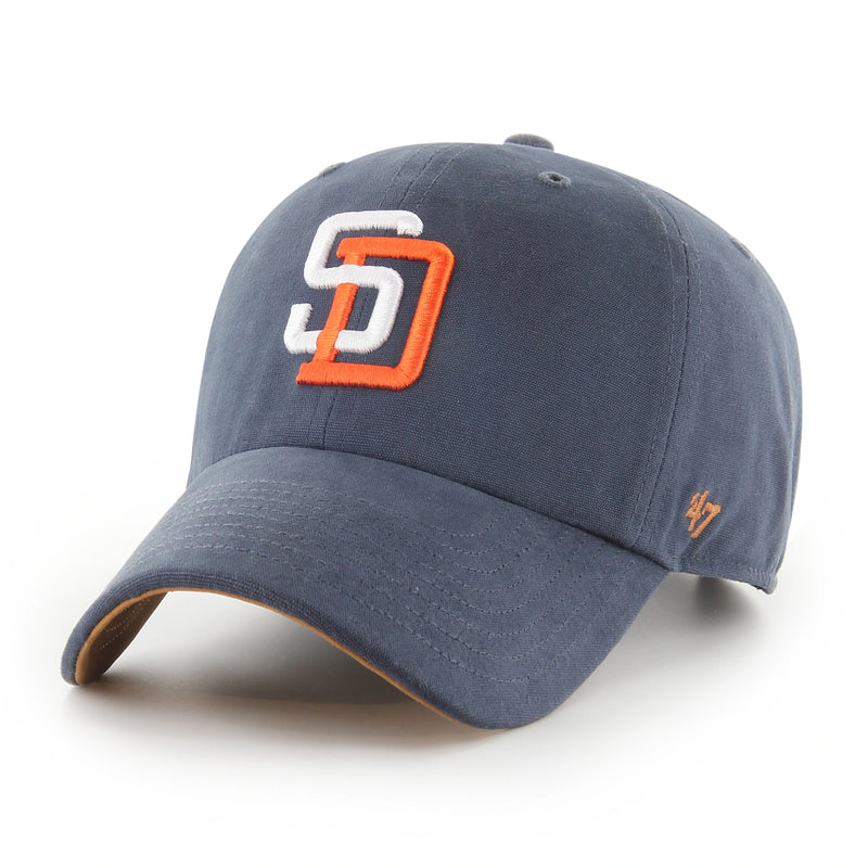 San Diego Padres Cooperstown 47 Brand Artifact Clean Up Dad Hat Vintage Navy