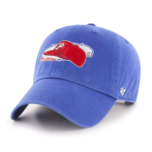 Philadelphia Phillies Cooperstown 47 Brand Clean Up Dad Hat Royal