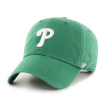 Philadelphia Phillies Kelly Green 47 Brand Clean Up Dad Hat