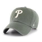 Philadelphia Phillies 47 Brand Clean Up Dad Hat Moss Green