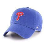 Philadelphia Phillies 47 Brand Clean Up Dad Hat Royal