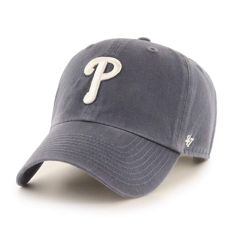 Philadelphia Phillies 47 Brand Clean Up Dad Hat Vintage Navy