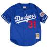 Los Angeles Dodgers 1997 Mike Piazza Mitchell & Ness Authentic Mesh BP Jersey Royal