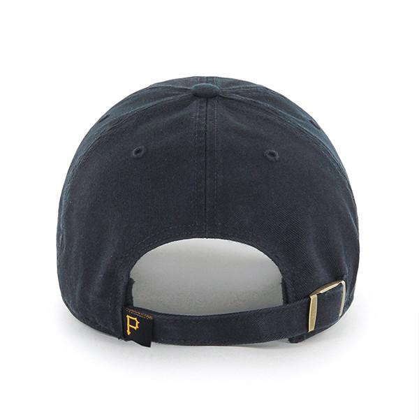 Pittsburgh Pirates 47 Brand Clean Up Dad Hat Black/Yellow (Home)