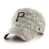 Pittsburgh Pirates 47 Brand Phalanx Clean Up Dad Hat Digital Camo Green