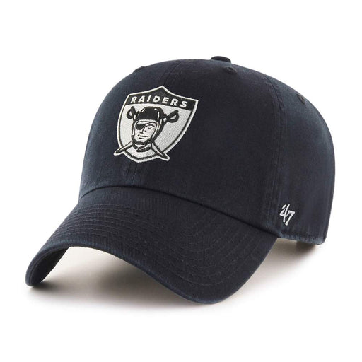Las Vegas Raiders 47 Brand Clean Up Dad Hat Black
