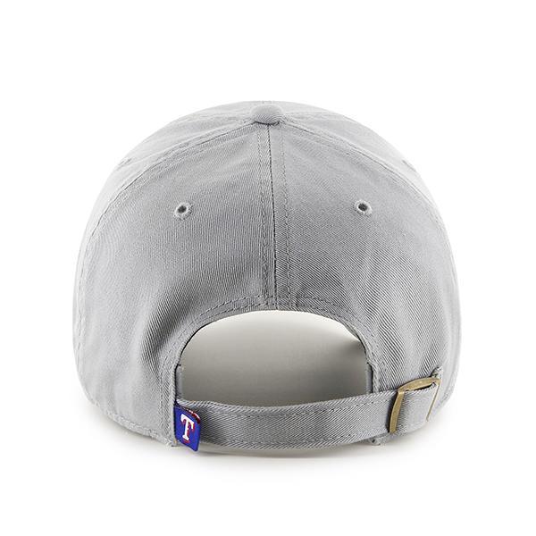Texas Rangers 47 Brand Clean Up Dad Hat Light Gray
