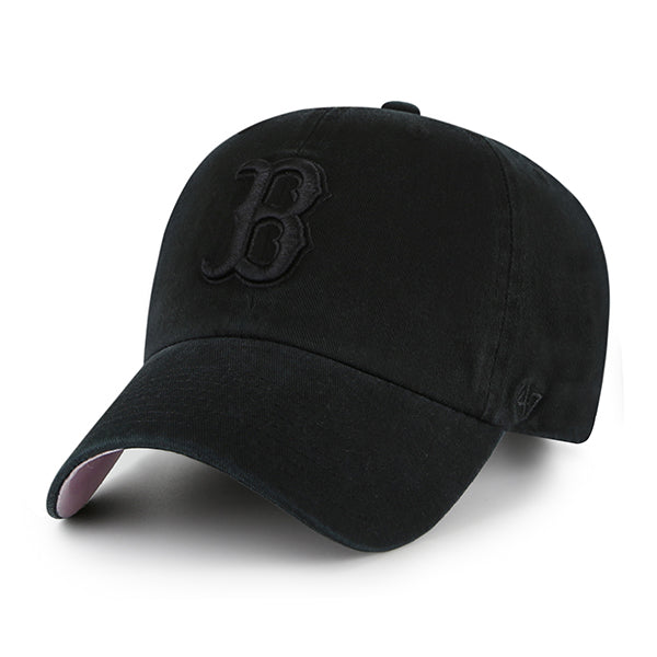 Boston Red Sox 47 Brand Ballpark Clean Up Dad Hat Black/Pink