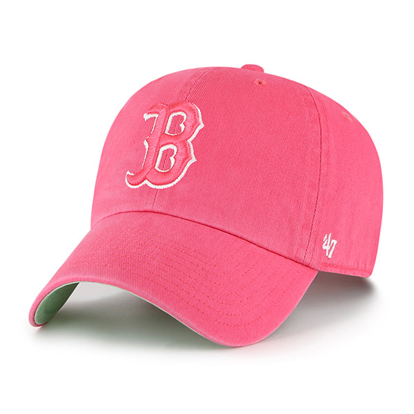 Boston Red Sox 47 Brand Ballpark Clean Up Dad Hat Berry