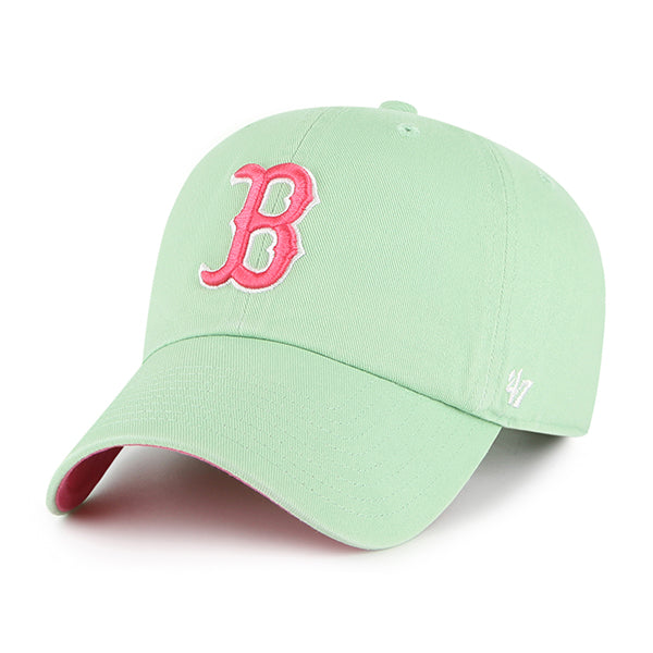 Boston Red Sox 47 Brand Ballpark Clean Up Dad Hat Hemlock/Berry