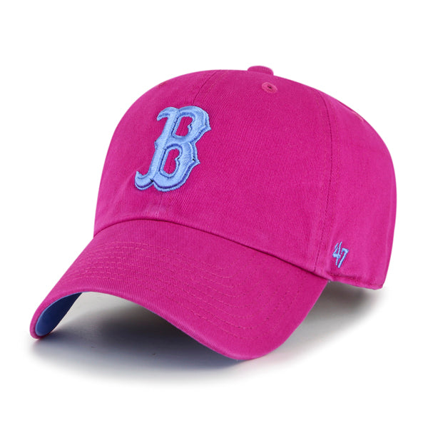 Boston Red Sox 47 Brand Ballpark Clean Up Dad Hat Orchid