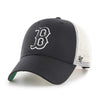 Boston Red Sox 47 Brand Branson MVP Mesh Snapback Hat Black/White