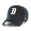 Boston Red Sox 47 Brand Clean Up Dad Hat Black/White