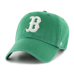 Boston Red Sox Kelly Green 47 Brand Clean Up Dad Hat