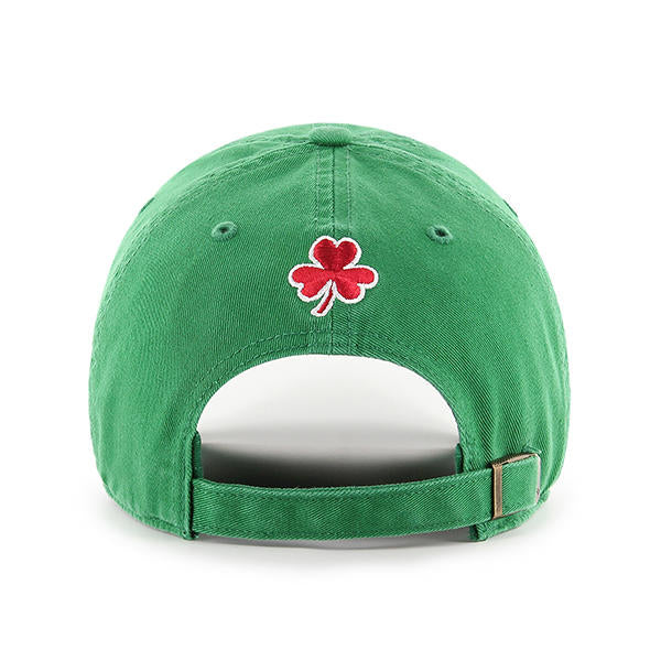 Boston Red Sox 47 Brand Clean Up Dad Hat Kelly Green