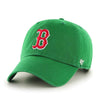 Boston Red Sox Kelly Green Red 47 Brand Clean Up Dad Hat