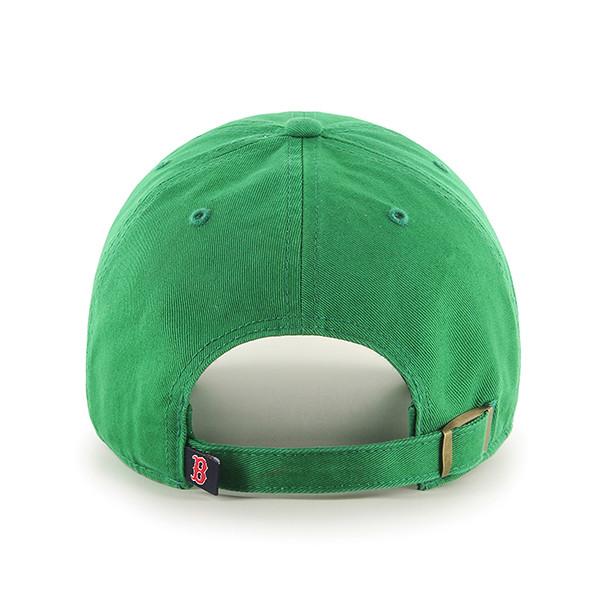 Boston Red Sox Kelly Green Red 47 Brand Clean Up Dad Hat