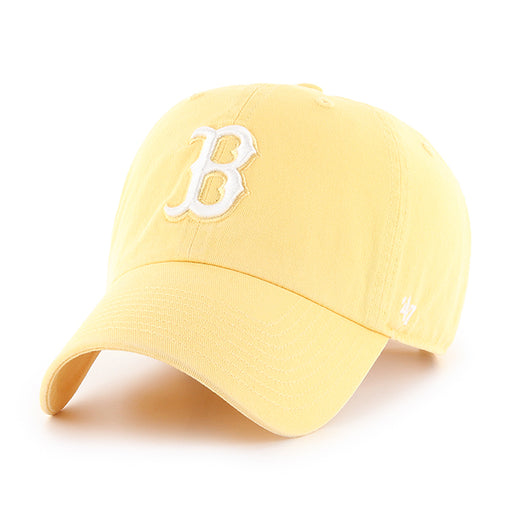 Boston Red Sox 47 Brand Clean Up Dad Hat Maize Yellow