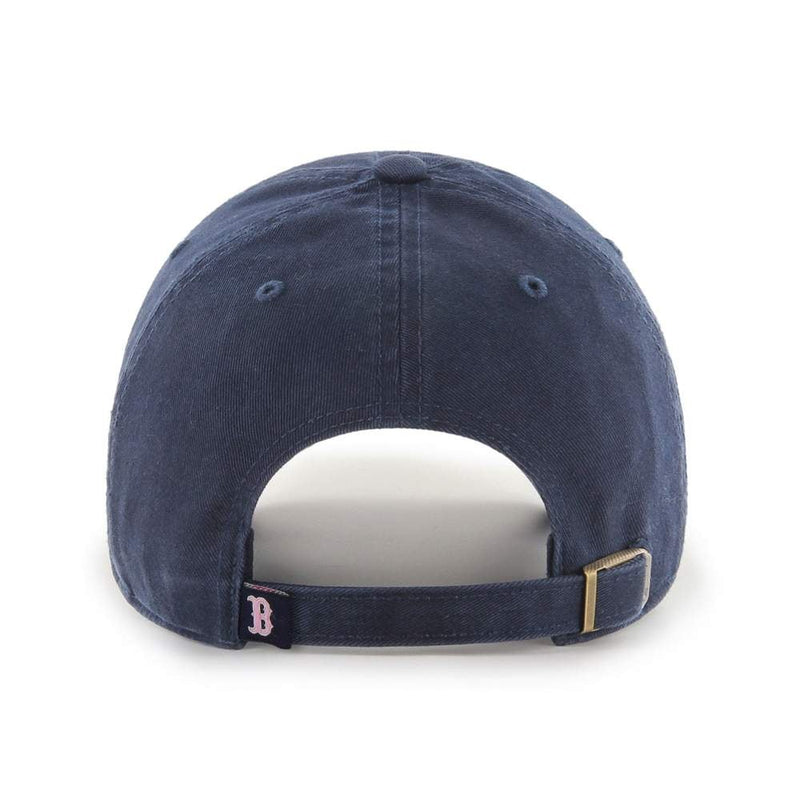 Copy of Boston Red Sox 47 Brand Clean Up Dad Hat Navy/Baby Pink