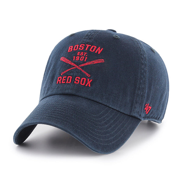 Boston Red Sox 47 Brand Axis Clean Up Dad Hat Navy/Red