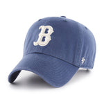 Boston Red Sox 47 Brand Clean Up Dad Hat Timber Blue