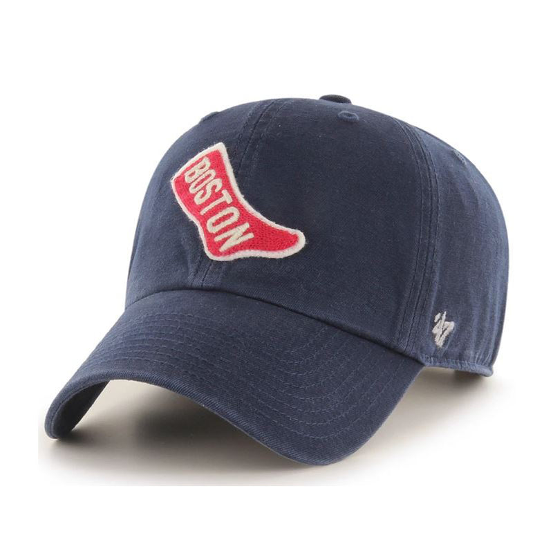 Boston Red Sox 47 Brand McLean Clean Up Dad Hat Navy