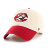 Cincinnati Reds Cooperstown 47 Brand Clean Up Dad Hat Natural/Red
