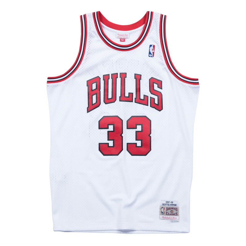 Chicago Bulls 1997-98 Scottie Pippen Mitchell & Ness Swingman Jersey White