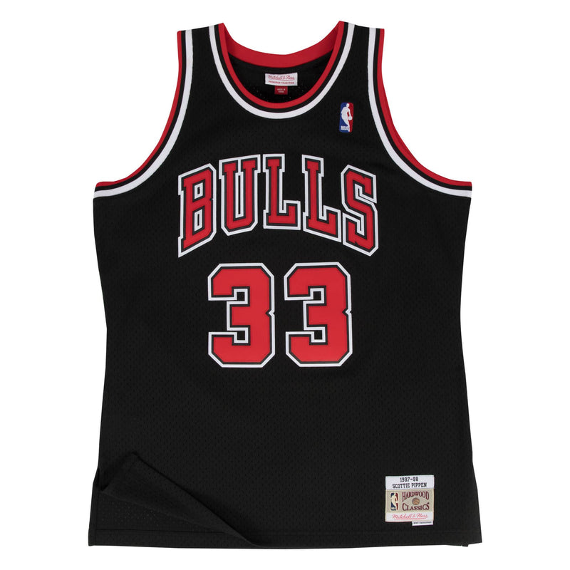 Chicago Bulls Alternate 1997-98 Scottie Pippen Mitchell & Ness Swingman Jersey Black