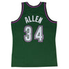 Milwaukee Bucks 1996-97 Ray Allen Mitchell & Ness Alternate Swingman Jersey Green