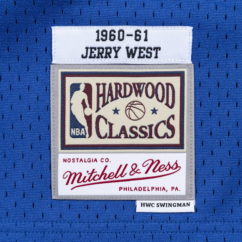 Los Angeles Lakers Road 1960-61 Jerry West Mitchell & Ness Swingman Jersey Royal