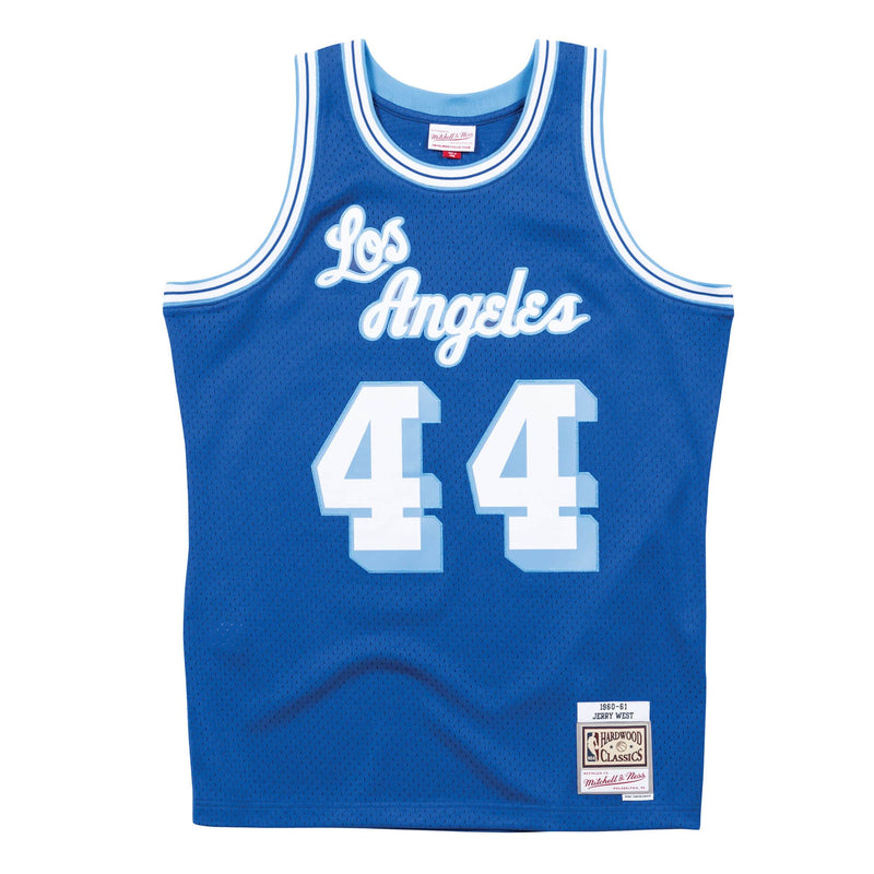 Los Angeles Lakers Road 1960-61 Jerry West Mitchell & Ness Swingman Jersey Royal