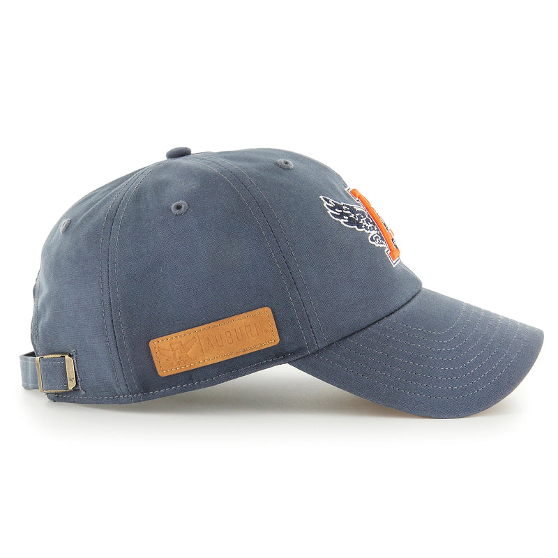 Auburn Tigers NCAA 47 Brand Clean Up Dad Hat Vintage Navy