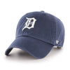 Detroit Tigers 47 Brand Clean Up Dad Hat Navy (Home)