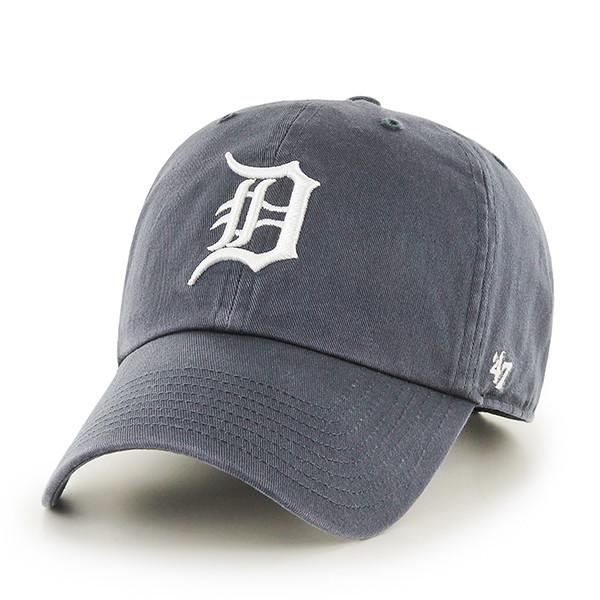 Detroit Tigers 47 Brand Clean Up Dad Hat Vintage Navy