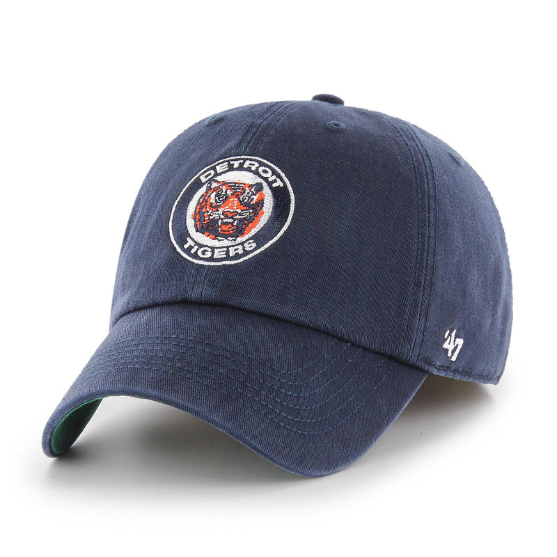 Detroit Tigers Cooperstown 47 Brand Clean Up Dad Hat Navy