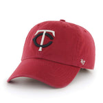 Minnesota Twins 47 Brand Clean Up Dad Hat Red